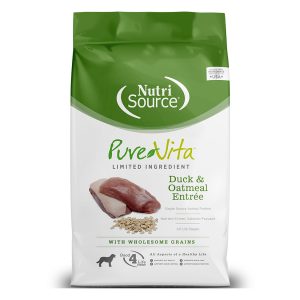 NutriSource PureVita Duck & Oatmeal Entree Dry Dog Food