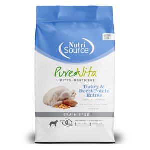 NutriSource PureVita Grain-Free Turkey & Sweet Potato Entree Dry Dog Food