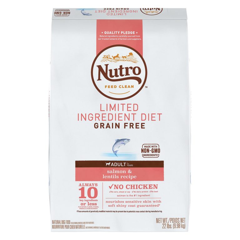 Nutro Limited Ingredient Diet Grain-Free Adult Salmon & Lentils Recipe Dry Dog Food