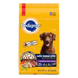 Pedigree Tender Bites Chicken & Steak Flavor Dry Dog Food