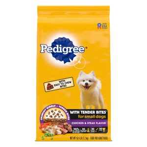 Pedigree Tender Bites for Small Dogs Chicken & Steak Flavor Dry Dog Food