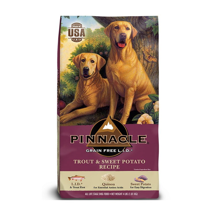 Pinnacle Grain-Free Trout & Sweet Potato Recipe Dry Dog Food