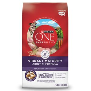 Purina One SmartBlend Vibrant Maturity 7+ Formula Dry Dog Food