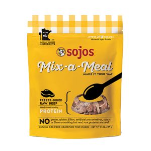 Sojos Mix-a-Meal Freeze-Dried Beef Dog Food Mixer