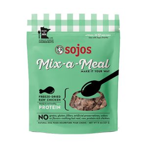 Sojos Mix-a-Meal Freeze-Dried Chicken Dog Food Mixer