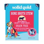 Solid Gold Bone Broth Stew with Beef & Hearty Vegetables Dog Food Topper