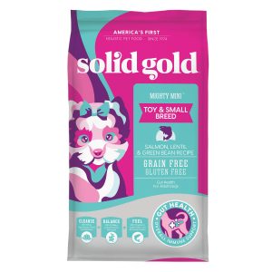Solid Gold Mighty Mini Toy & Small Breed Salmon, Lentil & Green Bean Recipe Dry Dog Food