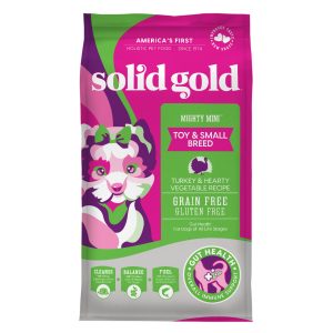 Solid Gold Mighty Mini Toy & Small Breed Turkey & Hearty Vegetable Recipe Grain-Free Dry Dog Food