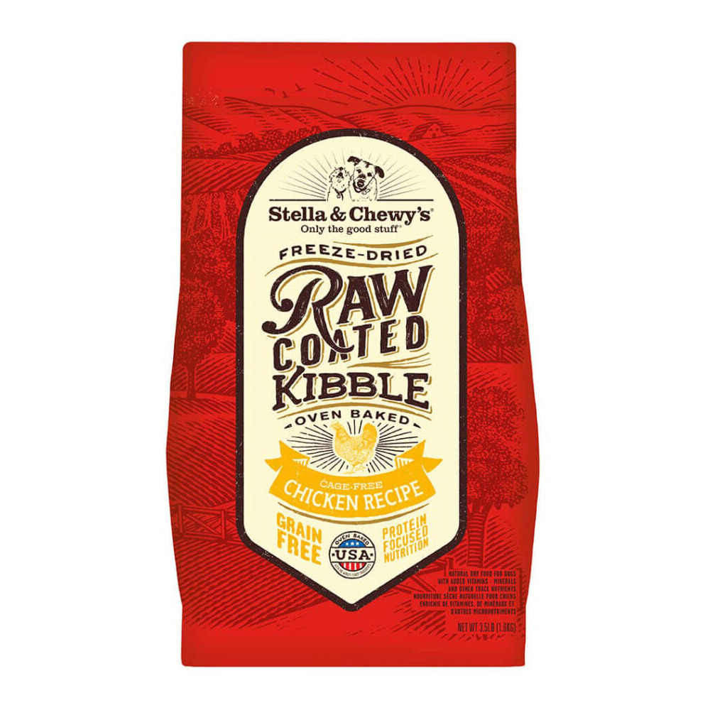 Stella & Chewy’s Cage-Free Chicken Raw Coated Kibble Grain-Free Dry Dog Food
