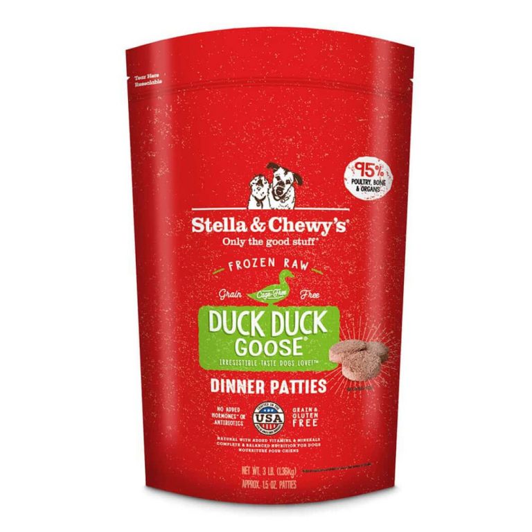 Stella & Chewy’s Duck Duck Goose Frozen Raw Dinner Patties Frozen Dog Food