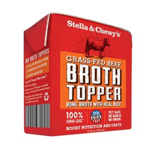 Stella & Chewy’s Grass-Fed Beef Broth Dog Food Topper