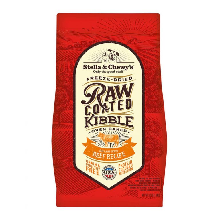 Stella & Chewy’s Grass-Fed Beef Raw Coated Kibble Grain-Free Dry Dog Food
