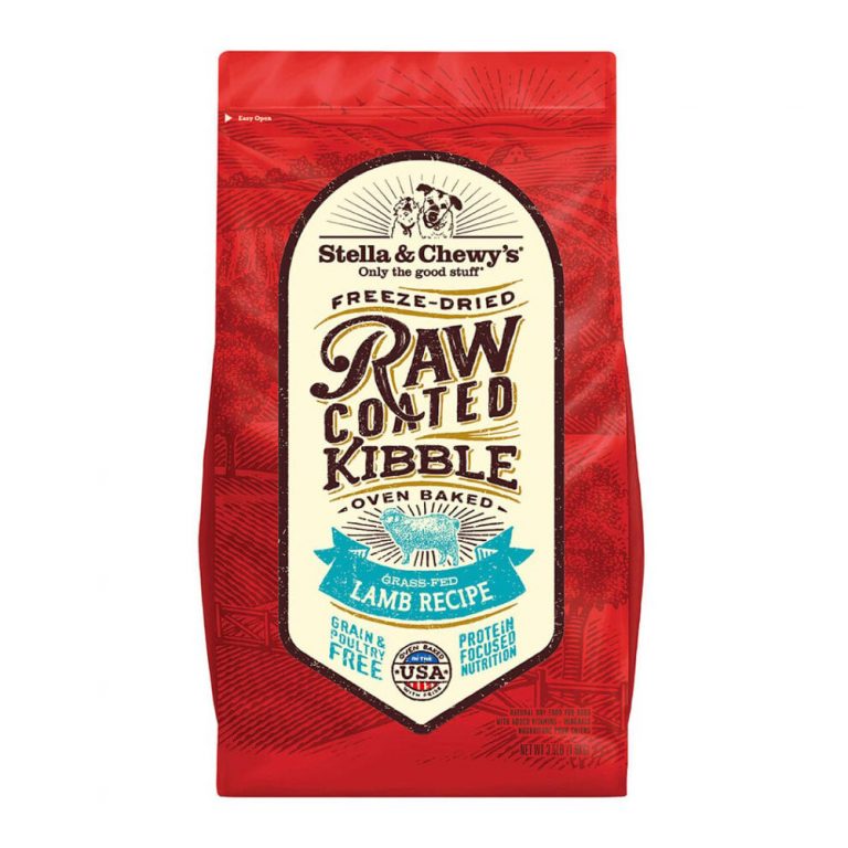 Stella & Chewy’s Grass-Fed Lamb Raw Coated Kibble Grain-Free Dry Dog Food
