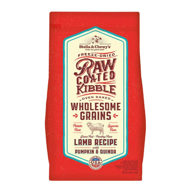 Stella & Chewy’s Lamb Recipe with Pumpkin & Quinoa Raw Coated Kibble Wholesome Grains Dry Dog Food