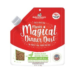 Stella & Chewy’s Marie’s Magical Dinner Dust Duck Duck Goose Recipe Freeze-Dried Raw Dog Food Topper