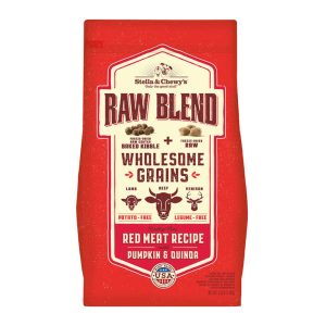 Stella & Chewy’s Red Meat Recipe with Pumpkin & Quinoa Raw Blend Baked Kibble with Grains Dry Dog Food