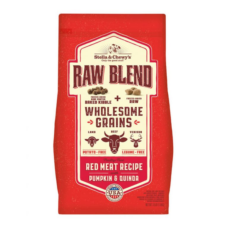 Stella & Chewy’s Red Meat Recipe with Pumpkin & Quinoa Raw Blend Baked Kibble with Grains Dry Dog Food