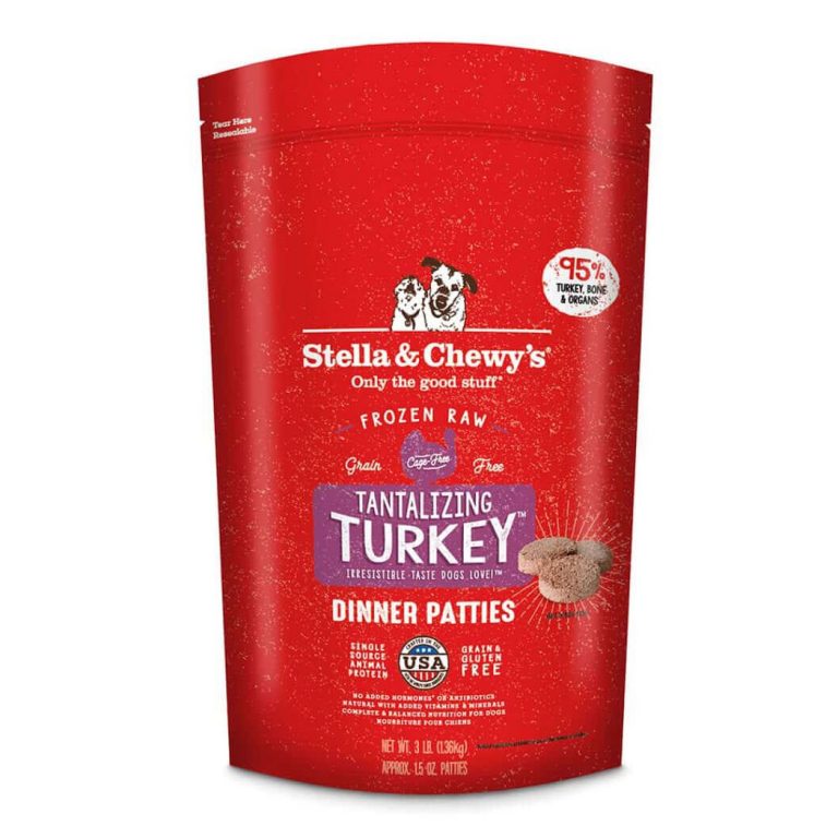Stella & Chewy’s Tantalizing Turkey Frozen Raw Dinner Patties Frozen Dog Food