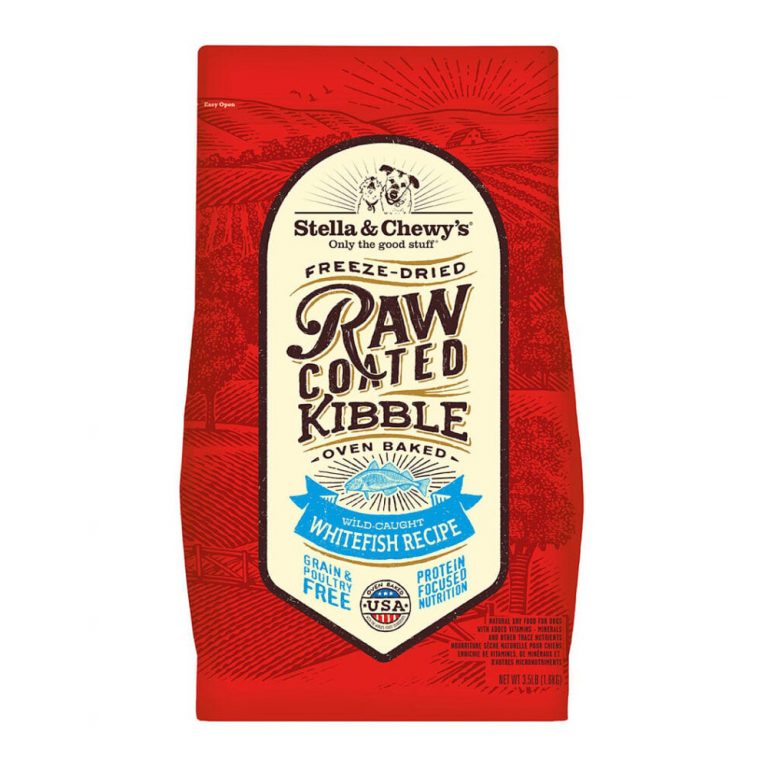 Stella & Chewy’s Wild-Caught Whitefish Raw Coated Kibble Grain-Free Dry Dog Food