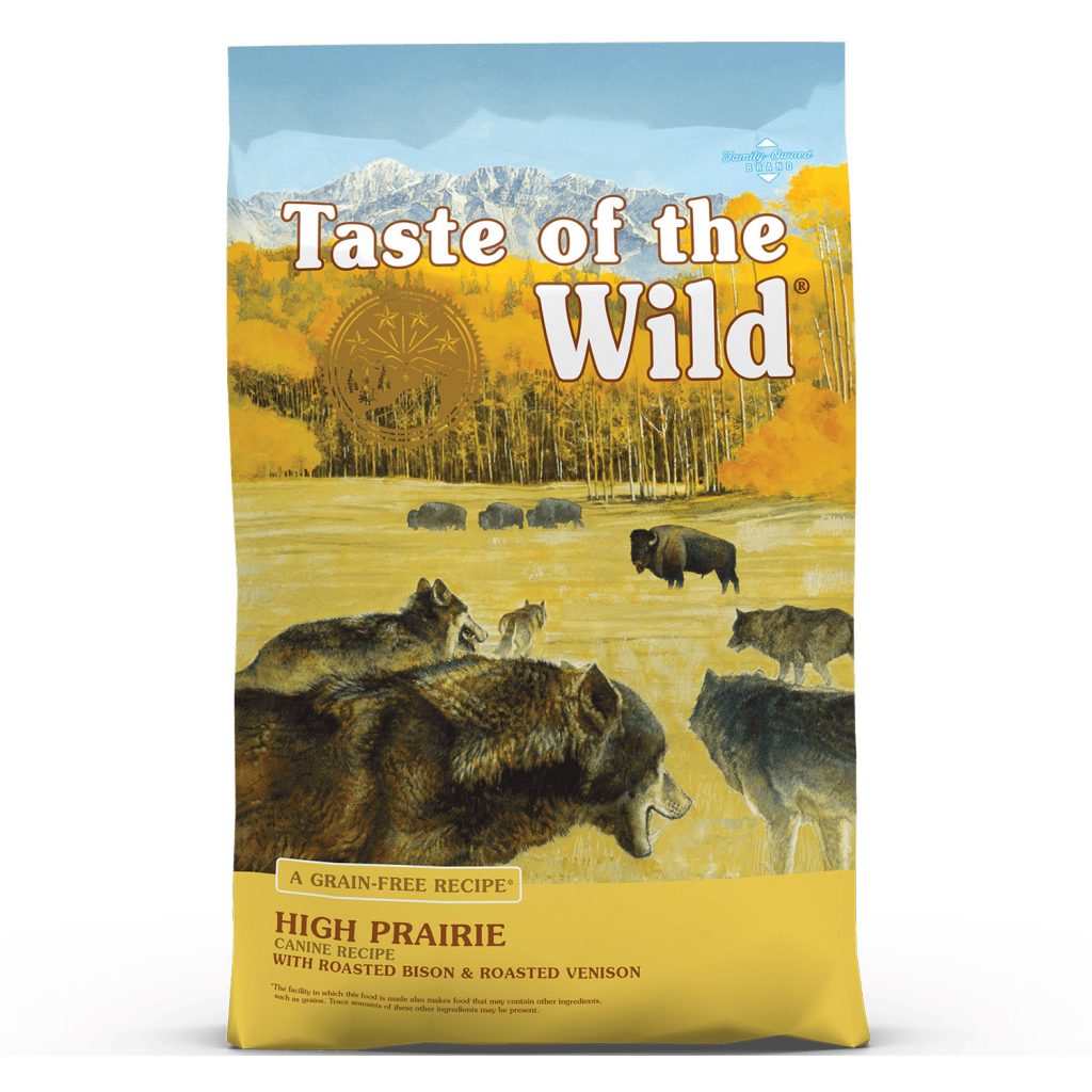 Taste of the Wild High Prairie Canine Recipe with Roasted Bison & Roasted Venison Grain-Free Dry Dog Food
