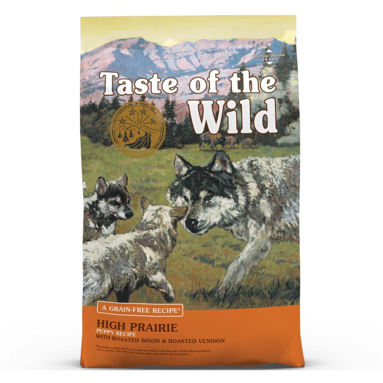 Taste of the Wild High Prairie Puppy Recipe with Roasted Bison & Roasted Venison Grain-Free Dry Dog Food
