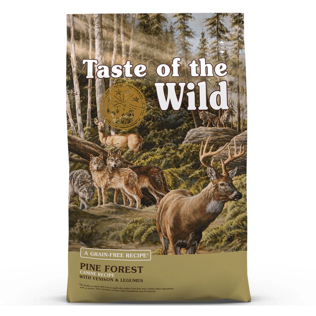 Taste of the Wild Pine Forest Canine Recipe with Venison & Legumes Grain-Free Dry Dog Food