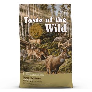Taste of the Wild Pine Forest Canine Recipe with Venison & Legumes Grain-Free Dry Dog Food