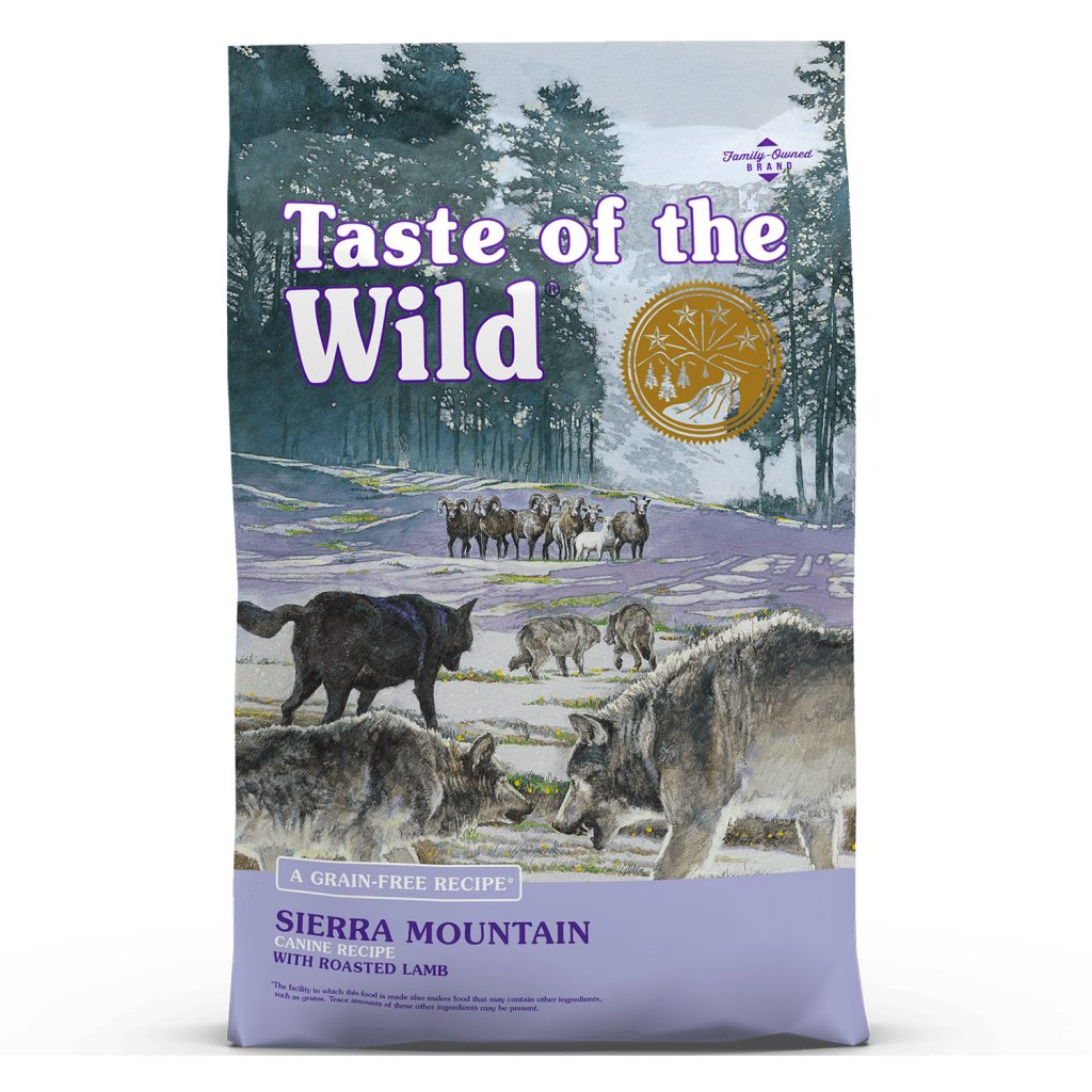 Taste of the Wild Sierra Mountain Canine Recipe with Roasted Lamb Grain-Free Dry Dog Food