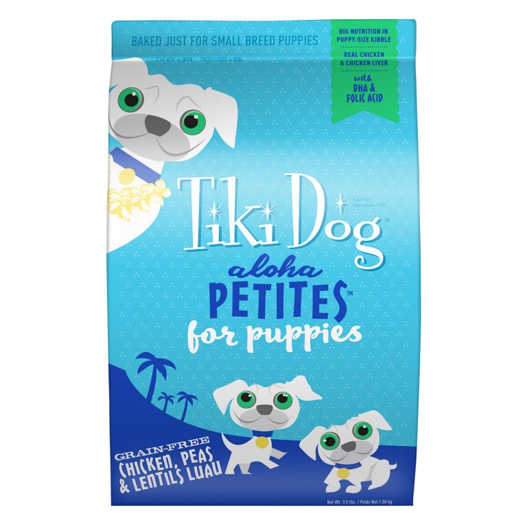 Tiki Dog Aloha Petites for Puppies Chicken, Peas & Lentils Luau Grain-Free Dry Dog Food