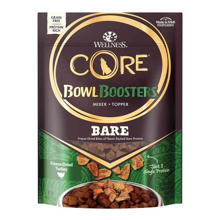Wellness Core Bowl Boosters Bare 100% Turkey Dog Food Mixer or Topper
