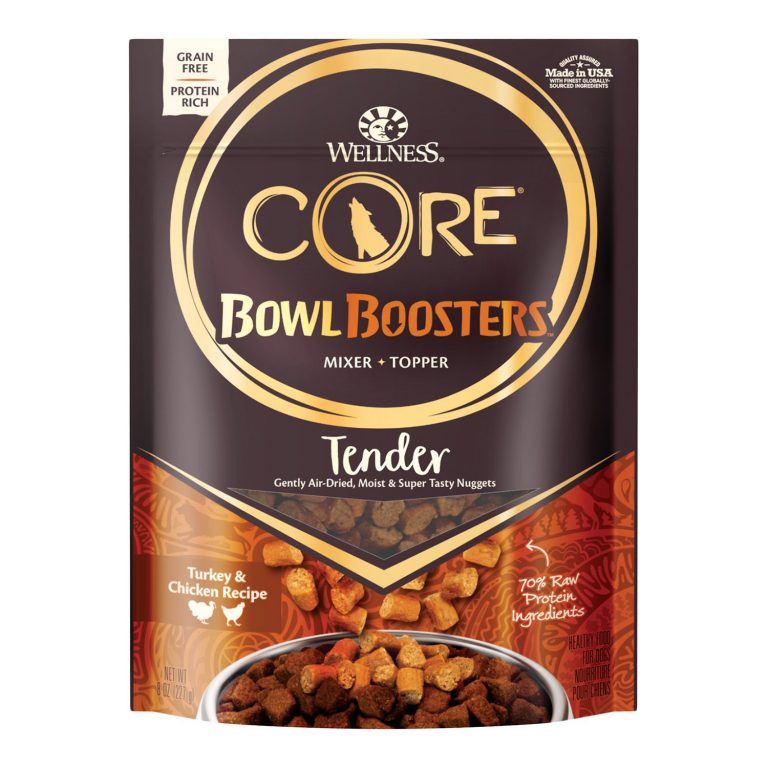 Wellness Core Bowl Boosters Tender Turkey & Chicken Grain-Free Dog Food Mixer or Topper