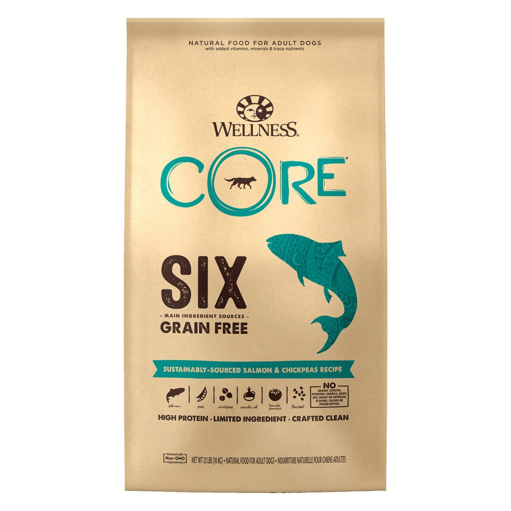 Wellness Core Six Sustainably-Sourced Salmon Grain-Free Dry Dog Food