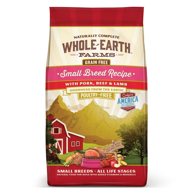 Whole Earth Farms Grain-Free Small Breed Recipe with Pork, Beef & Lamb Poultry-Free Dry Dog Food