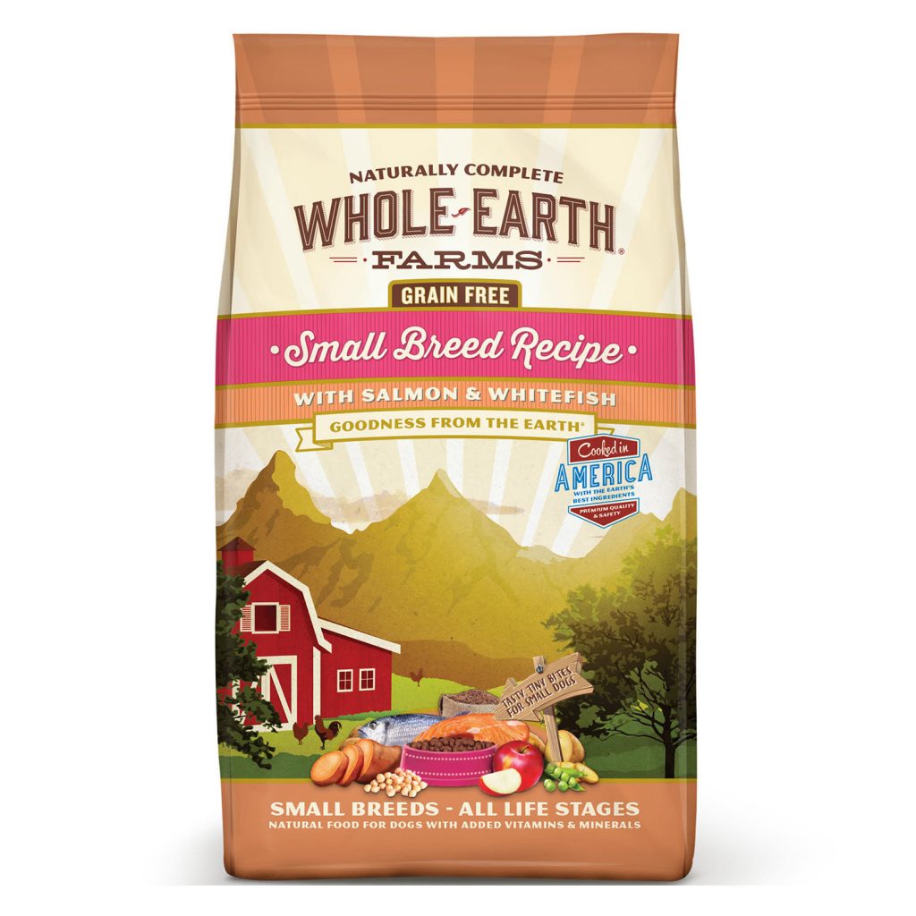 Whole Earth Farms Grain-Free Small Breed Recipe with Salmon & Whitefish Dry Dog Food