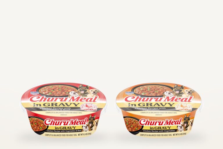 INABA dog food packagings