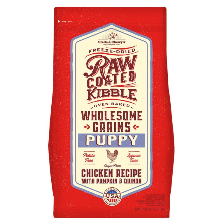 Stella & Chewy’s Raw Coated Wholesome Grains Chicken Pumpkin & Quinoa Puppy Dry Dog Food