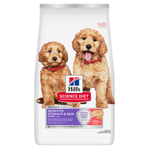 Hill’s Science Diet Puppy Sensitive Stomach & Skin Salmon & Brown Rice Recipe Dry Dog Food