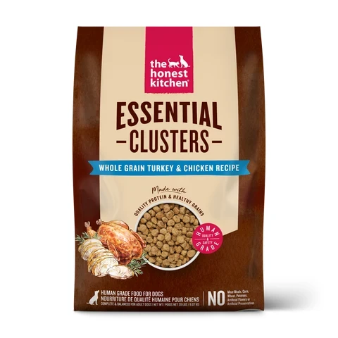 The Honest Kitchen Whole Grain Turkey & Chicken Essential Clusters Dry Dog Food