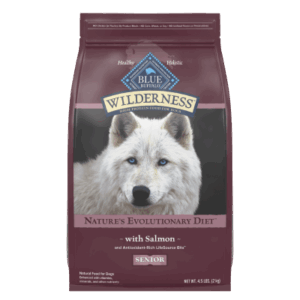 Blue Wilderness Senior Salmon Wholesome Grain Recipe Dry Dog Food