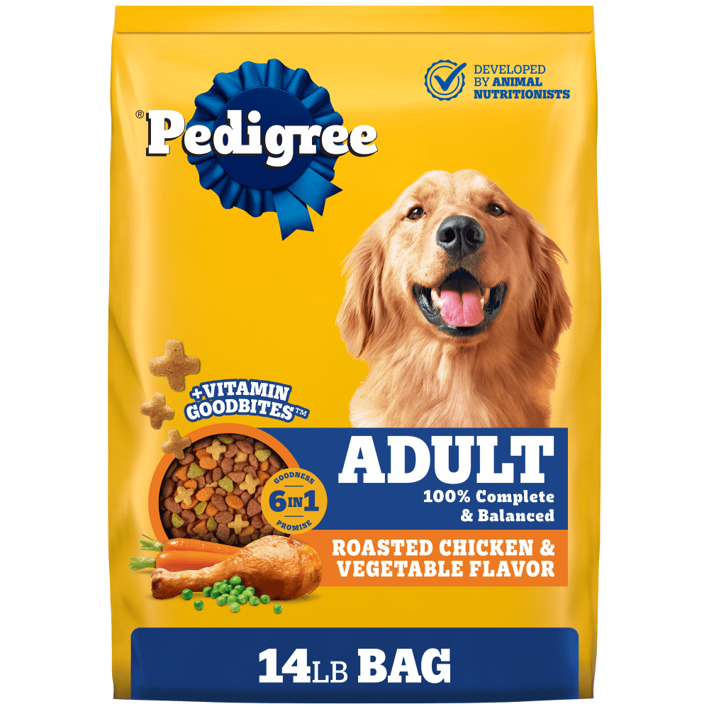 Pedigree Adult, Roasted Chicken & Vegetable Dry Dog Food