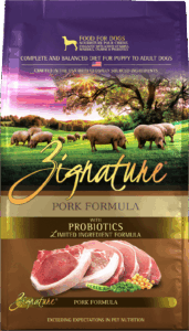 Zignature Original Pork Formula with Probiotics Grain-Free Dry Dog Food
