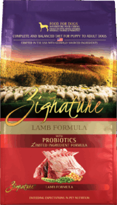 Zignature Original Lamb Formula with Probiotics Grain-Free Dry Dog Food