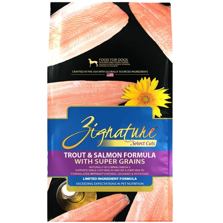 Zignature Select Cuts Trout & Salmon Meal Formula with Super Grains Dry Dog Food