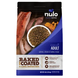 Nulo MedalSeries Baked & Coated Salmon, Chicken & Turkey Recipe Grain-Free Dry Dog Food