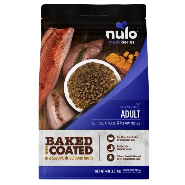 Nulo MedalSeries Baked & Coated Salmon, Chicken & Turkey Recipe Grain-Free Dry Dog Food