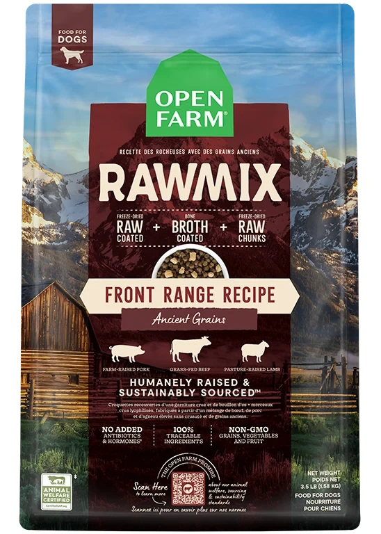 Open Farm Ancient Grains Front Range Ancient Grains for Dogs - RawMix Dry Dog Food