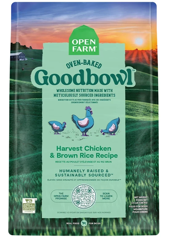Open Farm Goodbowl Harvest Chicken & Brown Rice Recipe Dry Dog Food