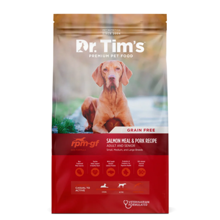 Dr. Tim’s RPM Salmon & Pork Grain-Free Dry Dog Food
