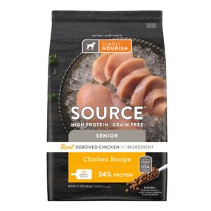 Simply Nourish Source Senior Grain-Free Dry Dog Food