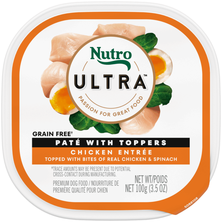 Nutro Chicken Entreé topped with Bites of Real Chicken & Spinach Grain-Free Wet Dog Food